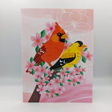 Load image into Gallery viewer, Cardinal Couple - Pop Up Card