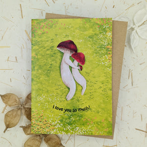 I Love You So Mush - Greeting Card