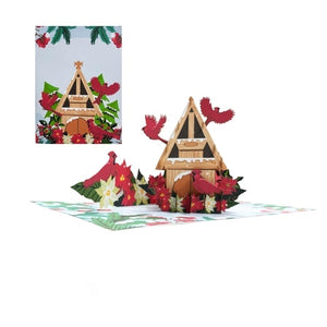 Cardinal Christmas - Pop Up Card