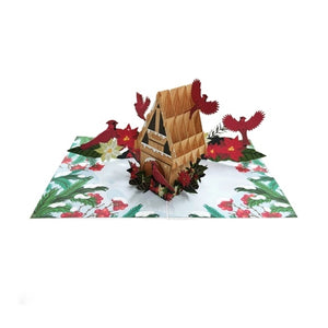 Cardinal Christmas - Pop Up Card