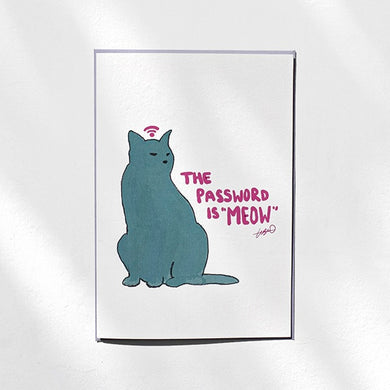 Tablo Cat - Greeting Card