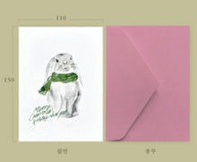 Load image into Gallery viewer, Watercolor Bunny - Greeting Card