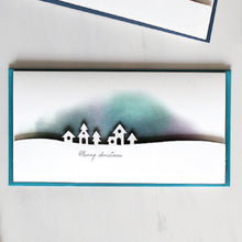 Load image into Gallery viewer, Aurora Green - Christmas Card