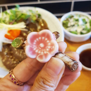 Cherry Blossom Chopstick Rest