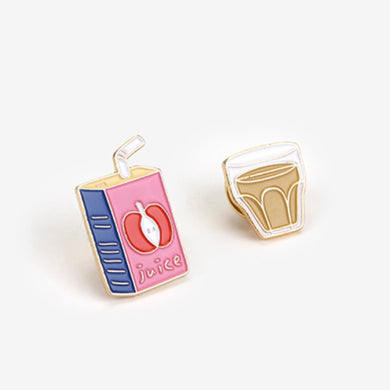 Enamel Pin Set - Apple Juice