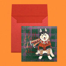 Load image into Gallery viewer, Holy Husky - Greeting Card