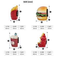 Load image into Gallery viewer, Mini Fast Food Magnets - 4 Piece Set