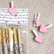 Load image into Gallery viewer, Wooden Clothespins - Hearts