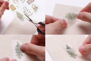 Botanical Sticker Set - Green