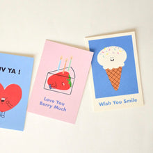 Load image into Gallery viewer, &#39;Wish You Smile&#39; Ice Cream - Greeting Card