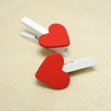 Load image into Gallery viewer, Wooden Clothespins - Hearts