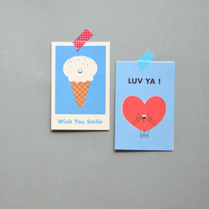 'Wish You Smile' Ice Cream - Greeting Card