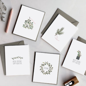 Bay Leaf - Christmas Card Set