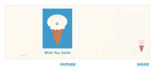 Load image into Gallery viewer, &#39;Wish You Smile&#39; Ice Cream - Greeting Card