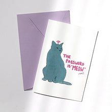 Load image into Gallery viewer, Tablo Cat - Greeting Card