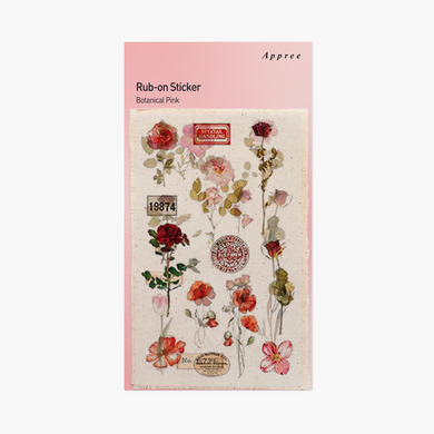 Botanical Sticker Set - Pink