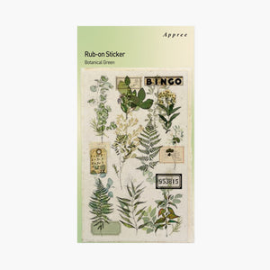 Botanical Sticker Set - Green