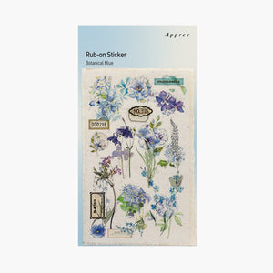 Botanical Sticker Set - Blue