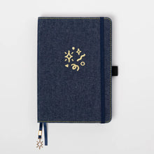 Load image into Gallery viewer, Denim Dotted Notebook - AmandaRachLee