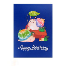 Load image into Gallery viewer, Snail Birthday - Pop Up Card