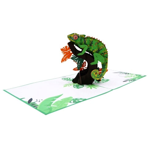 Chameleon - Pop Up Card