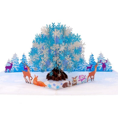 Snowflake Tree - Pop Up Card