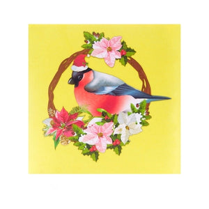 Christmas Bird - Pop Up Card