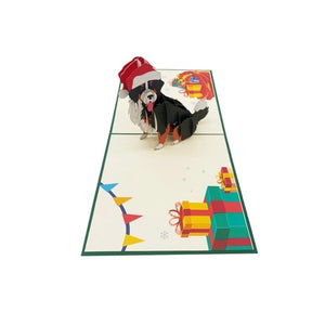 Christmas Dog - Pop Up Card