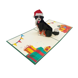 Christmas Dog - Pop Up Card