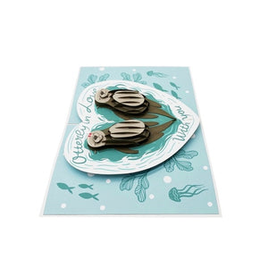 Otter Love - Pop Up Card