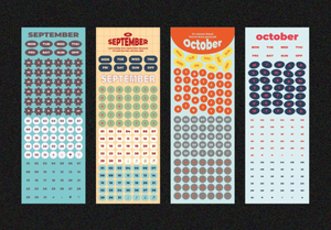 Monthly Sticker Pack (12 Months/24 sheets)