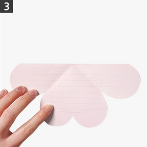 Heart Clover Folding Stationery