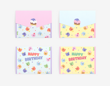 Load image into Gallery viewer, Mini Folding Card (Jelly Bear) - 01 Happy Birthday