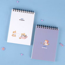 Load image into Gallery viewer, E-Rinubgae Puppy - A5 Flip Notebook (Blank)