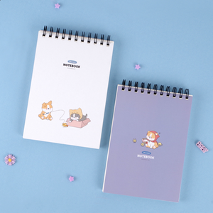 E-Rinubgae Puppy - A5 Flip Notebook (Blank)