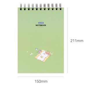 E-Rinubgae Puppy - A5 Flip Notebook (Blank)