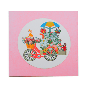 Flower Cart - Pop Up Card