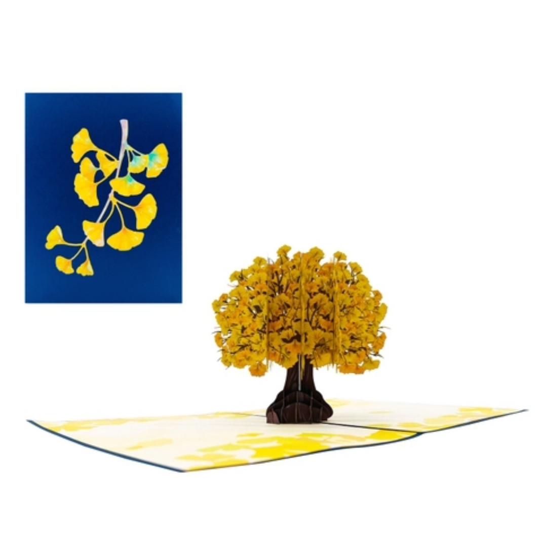 Ginkgo Tree  - Pop Up Card