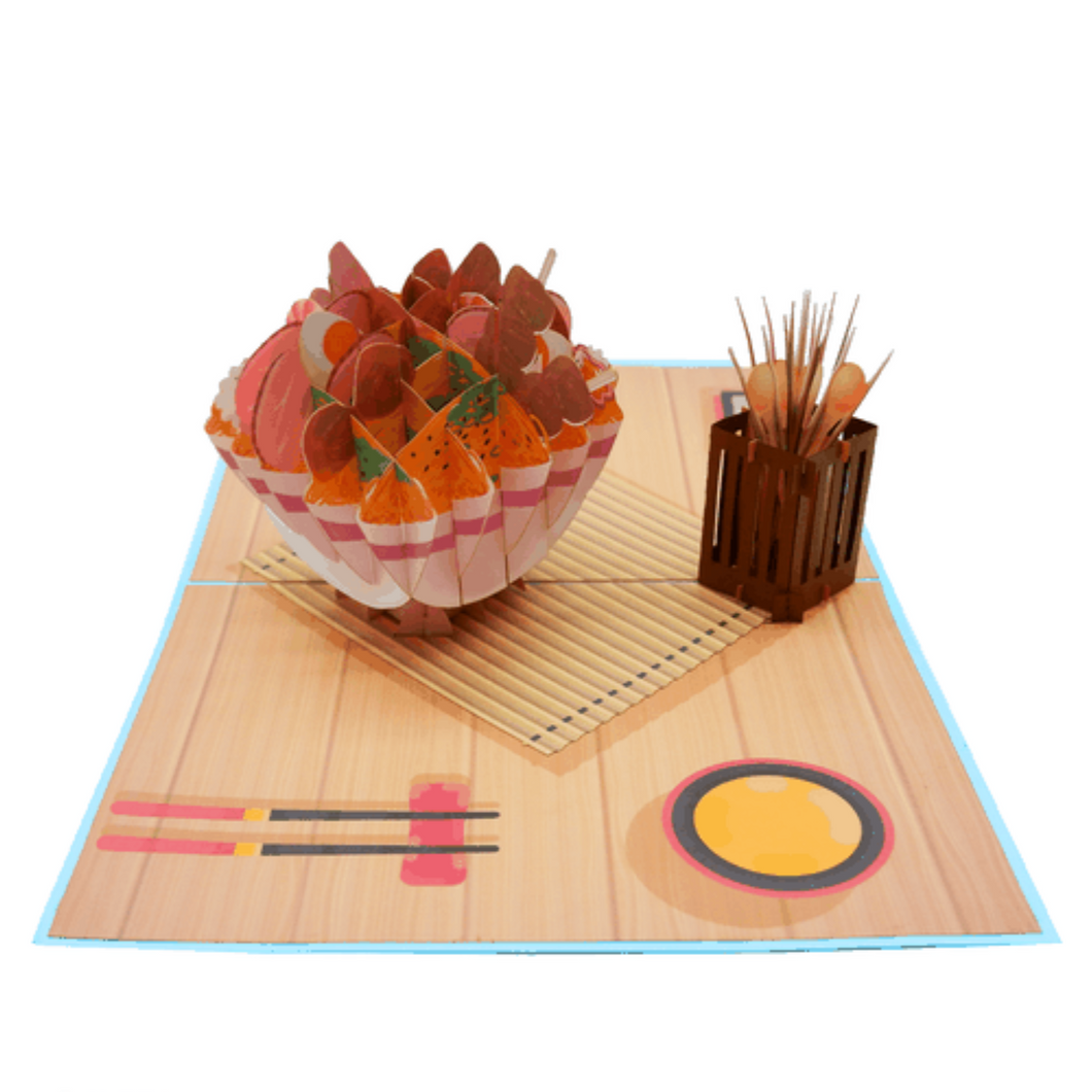 Noodle Bowl  - Pop Up Card