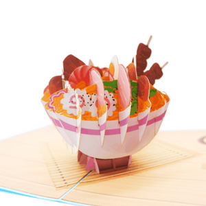 Noodle Bowl  - Pop Up Card