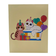 Load image into Gallery viewer, Party Kittens - Pop Up Card