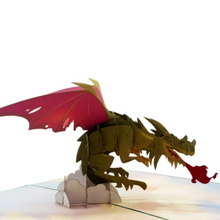 Load image into Gallery viewer, Flying Dragon - Pop Up Card