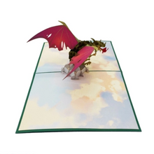 Load image into Gallery viewer, Flying Dragon - Pop Up Card