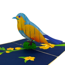 Load image into Gallery viewer, Blue Bird - Pop Up Card