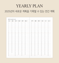 Load image into Gallery viewer, 2025 Official Slim Dated Monthly Planner