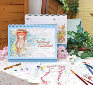 2025 Anne of Green Gables Colouring A4 Desk Calendar