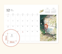 Load image into Gallery viewer, 2025 Anne of Green Gables Colouring A4 Desk Calendar