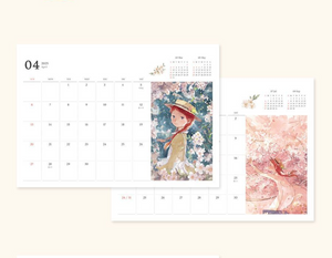 2025 Anne of Green Gables Colouring A4 Desk Calendar