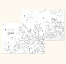 Load image into Gallery viewer, 2025 Anne of Green Gables Colouring A4 Desk Calendar