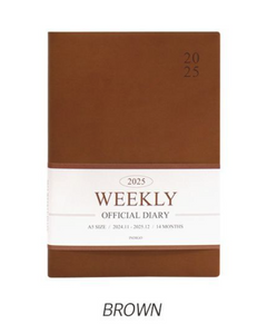 2025 Official A5 Weekly Diary